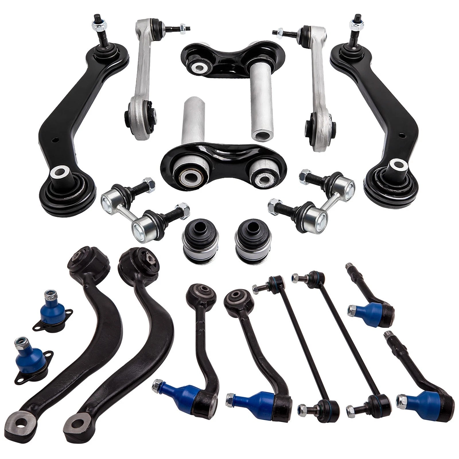 Front Rear Suspension Kit Control Arms for BMW X5 E53 2000-2006 Stabilizer Links
