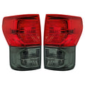 Red Smoke Tail Light Assembly Pair for Toyota Tundra (2007–2013)