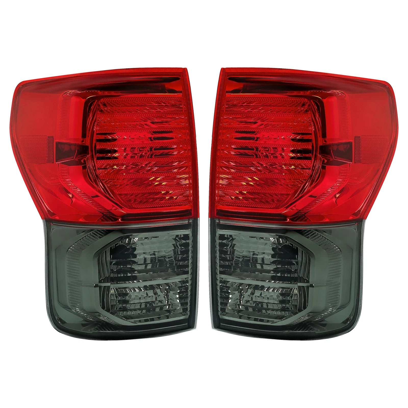 Red Smoke Tail Light Assembly Pair for Toyota Tundra (2007–2013)