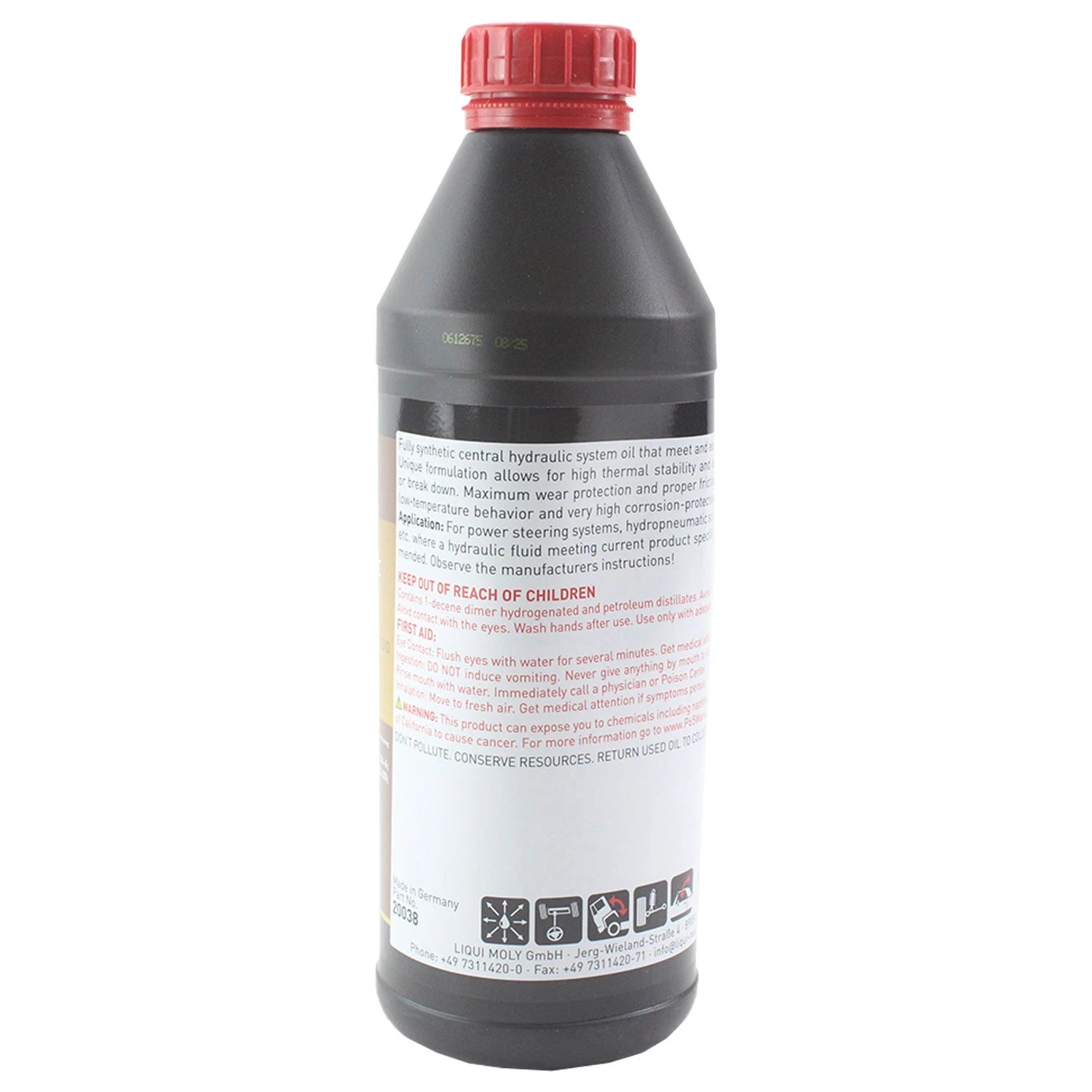 Set of 4 Liqui Moly Hydraulic Oil for Central Hydraulic System (4L)