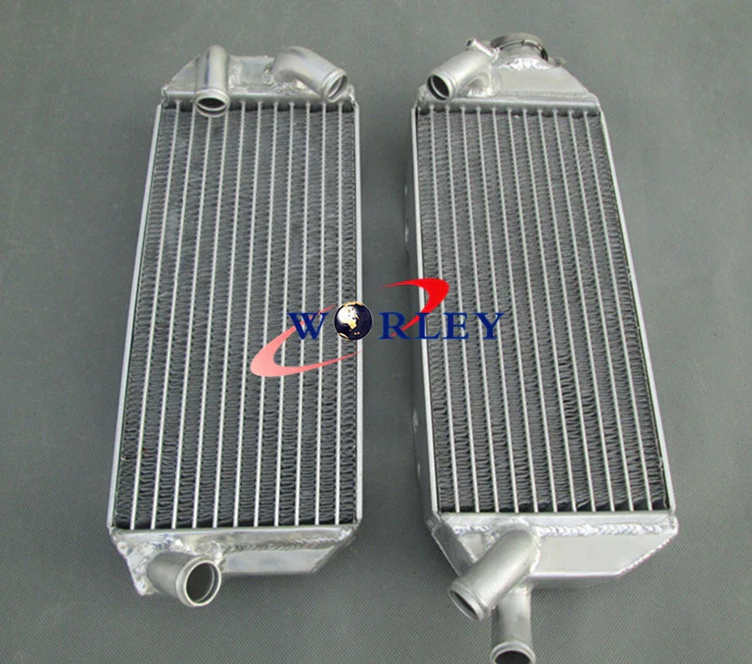 Aluminum Radiator & Red Hose for Suzuki DRZ400E (2002-2007)