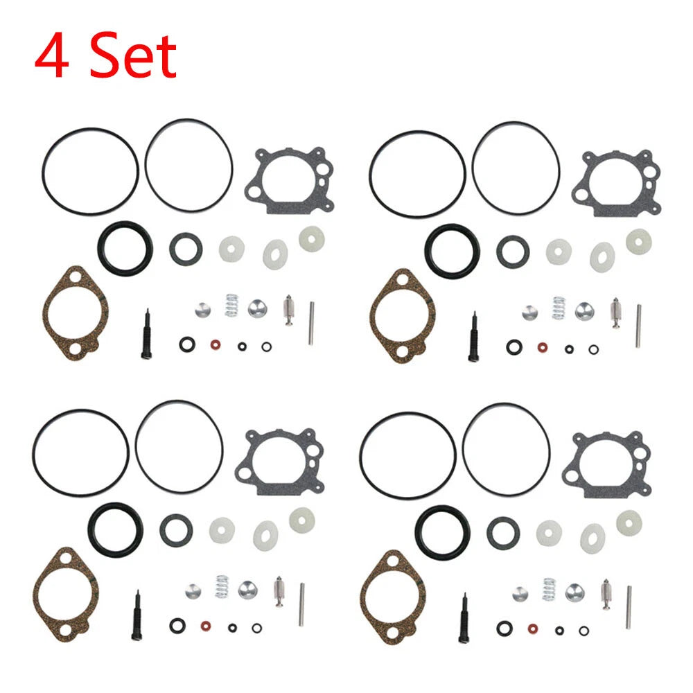 Set of 4 Carburetor Gasket Kits for B&S Lawn Mower (492495, 493762, 498260)