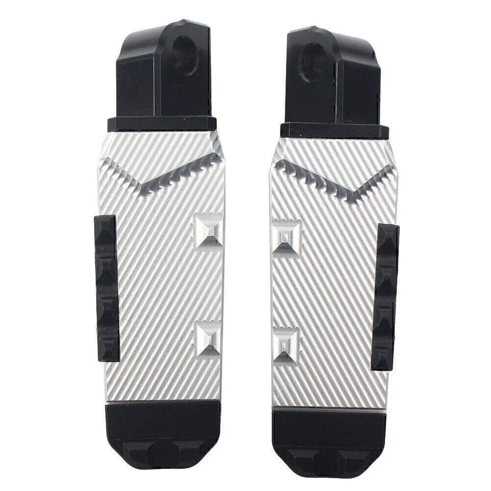 Silver Rear Footrests Foot Pegs for Suzuki GSXR600/750/1300 Hayabusa
