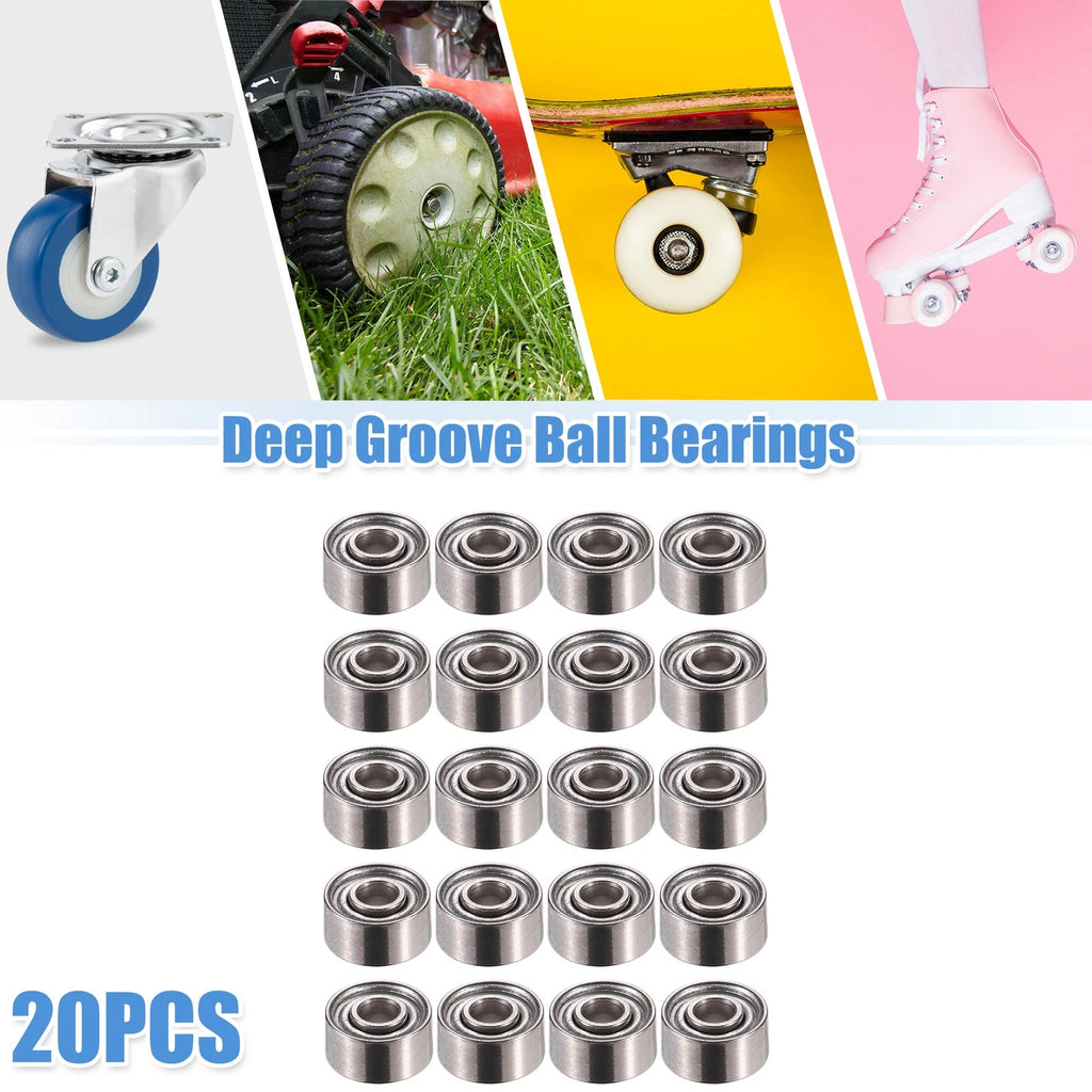 20 Pcs 681XZZ Deep Groove Ball Bearings for Automotive Applications