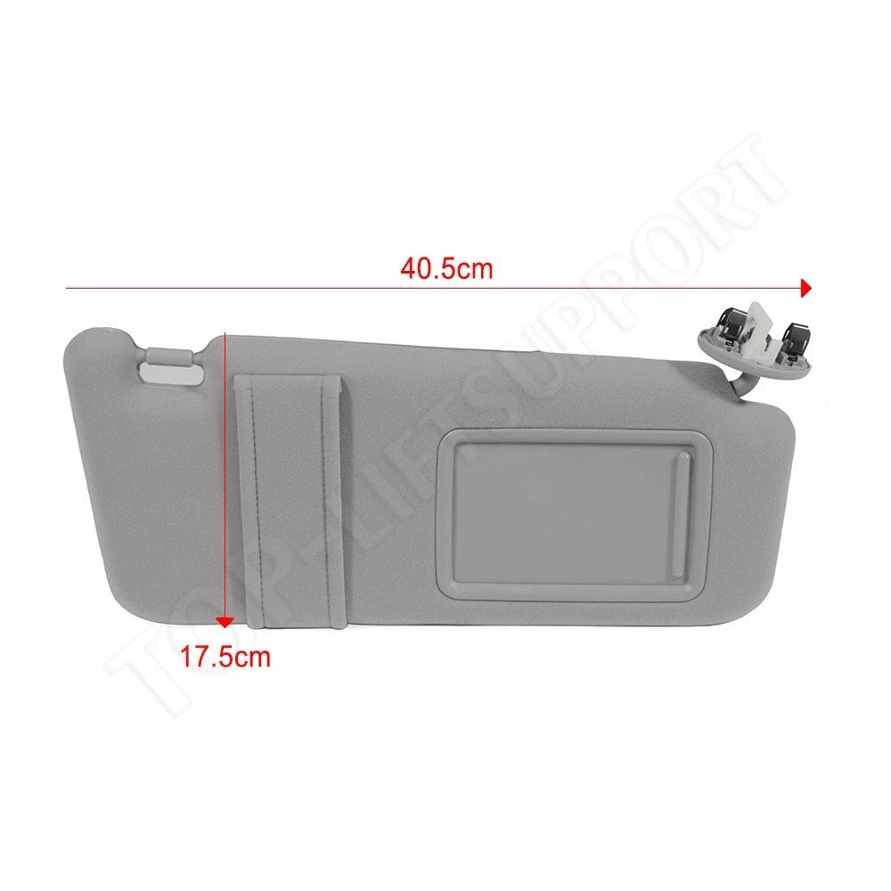 Sun Visor for Toyota Camry (2007–2011) - Right Side, Light Gray, W/Sunroof