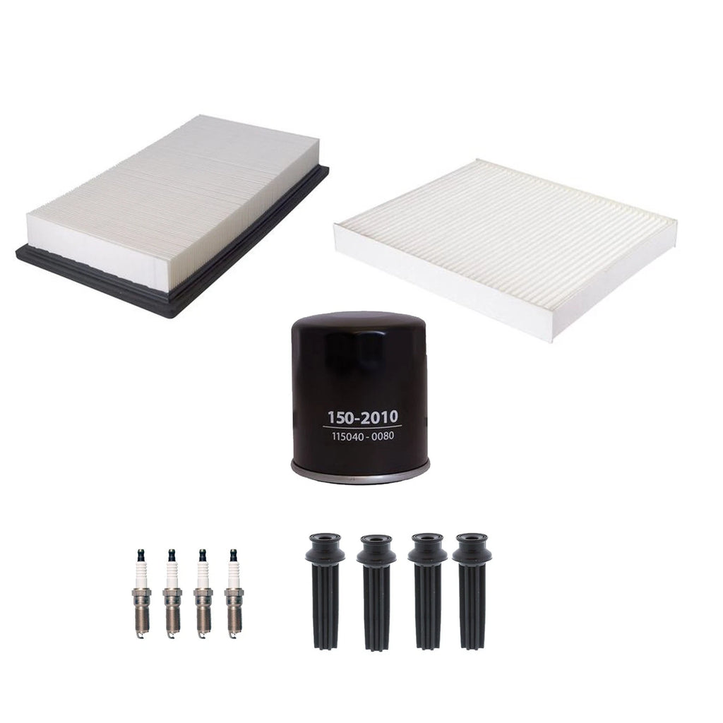 Tune Up Kit 4 Spark Plugs & Boots for Ford Explorer MKT Taurus (2010–2019)