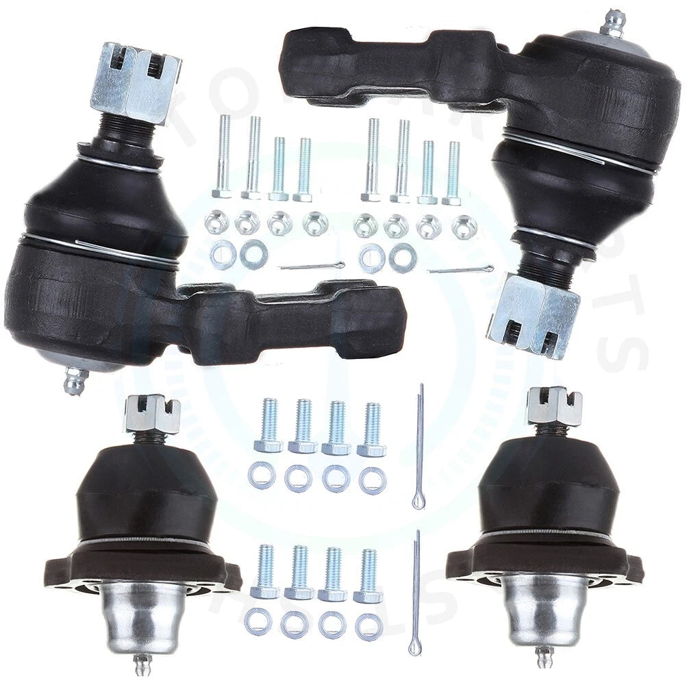 Set of 4 Front Lower Upper Ball Joints for Nissan 620/720 (1978–1986)