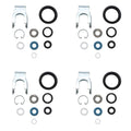 4pc Fuel Injector Seal Kit for Mercedes W212 E300 E350 (2010–2016)