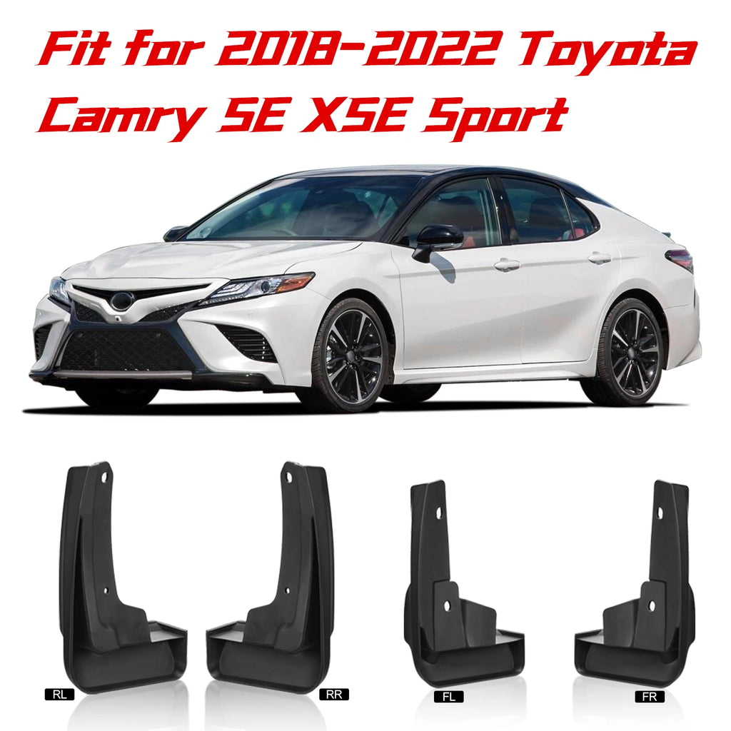 Splash Guards Mud Flaps for Toyota Camry (2018-2024)