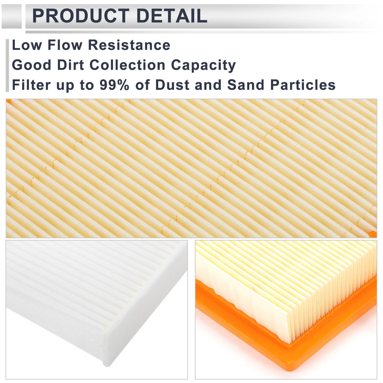 Engine Cabin Air Filter Combo No. 1780177050 for Toyota Camry (2018–2024)