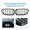 Bumper Bar Grille for BMW 5 Series F10 F11 (2010–2017) Gloss Black