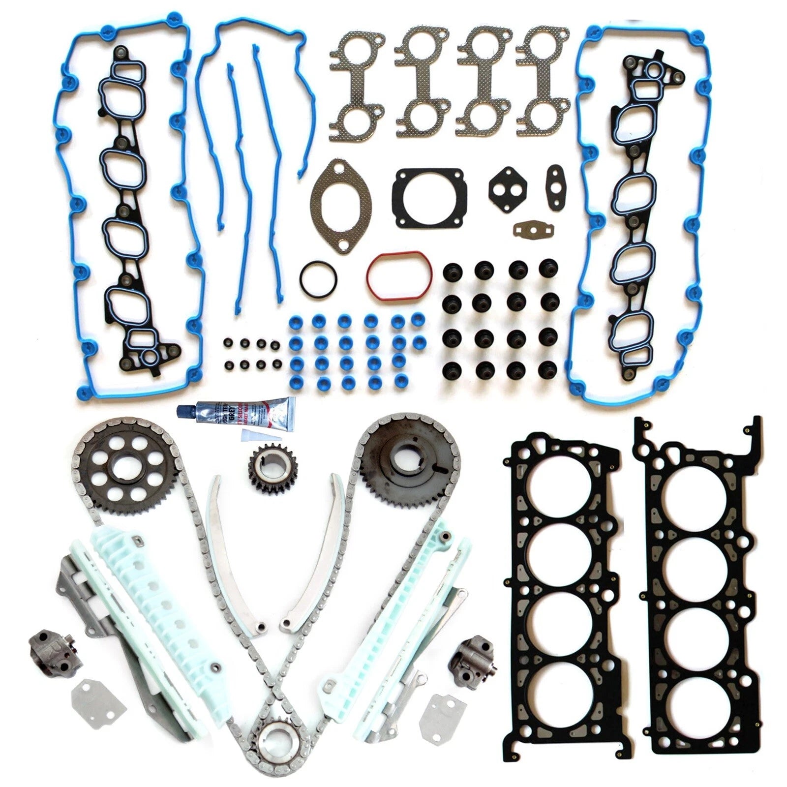 Head Gasket Set & Timing Chain Kit for Ford Mustang (1999–2000)
