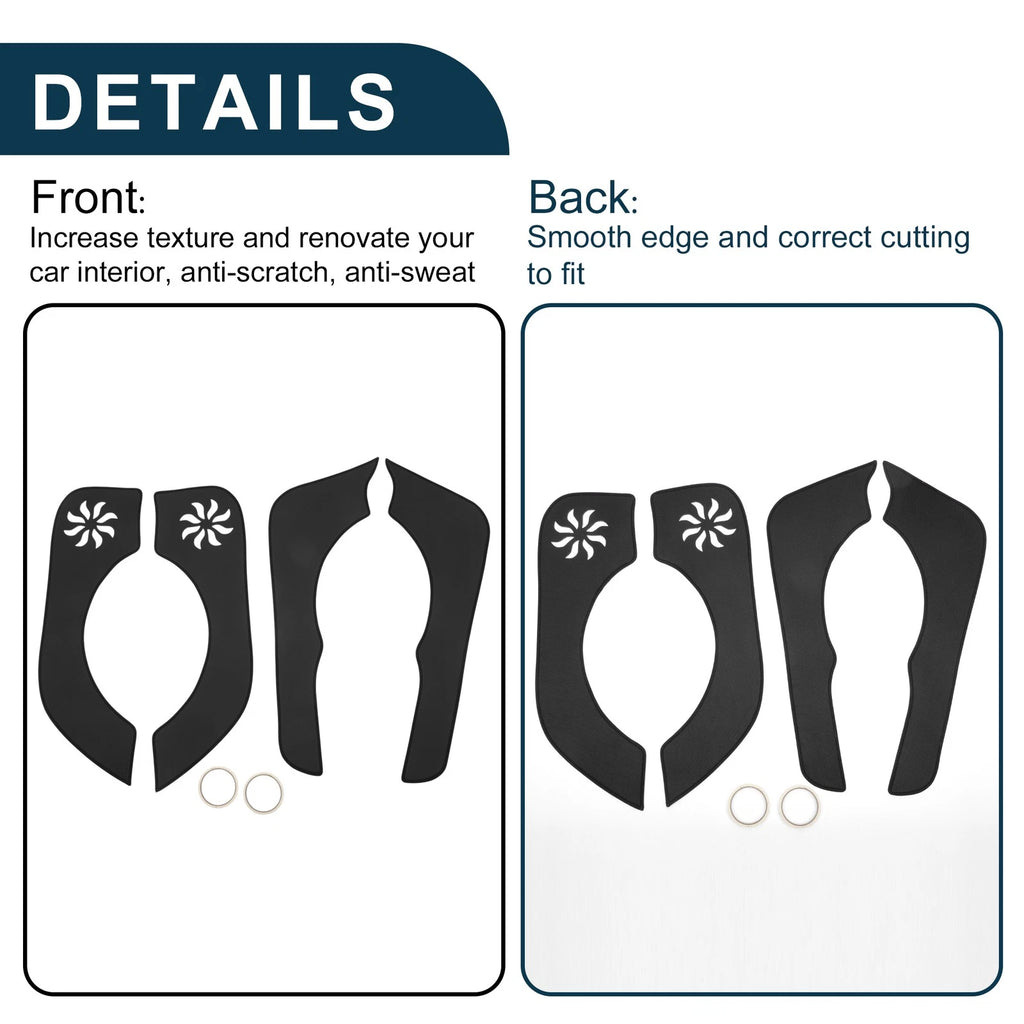 Set of 1 Car Door Anti Kick Pad Sticker Protector for Honda CRV (2012–2016)
