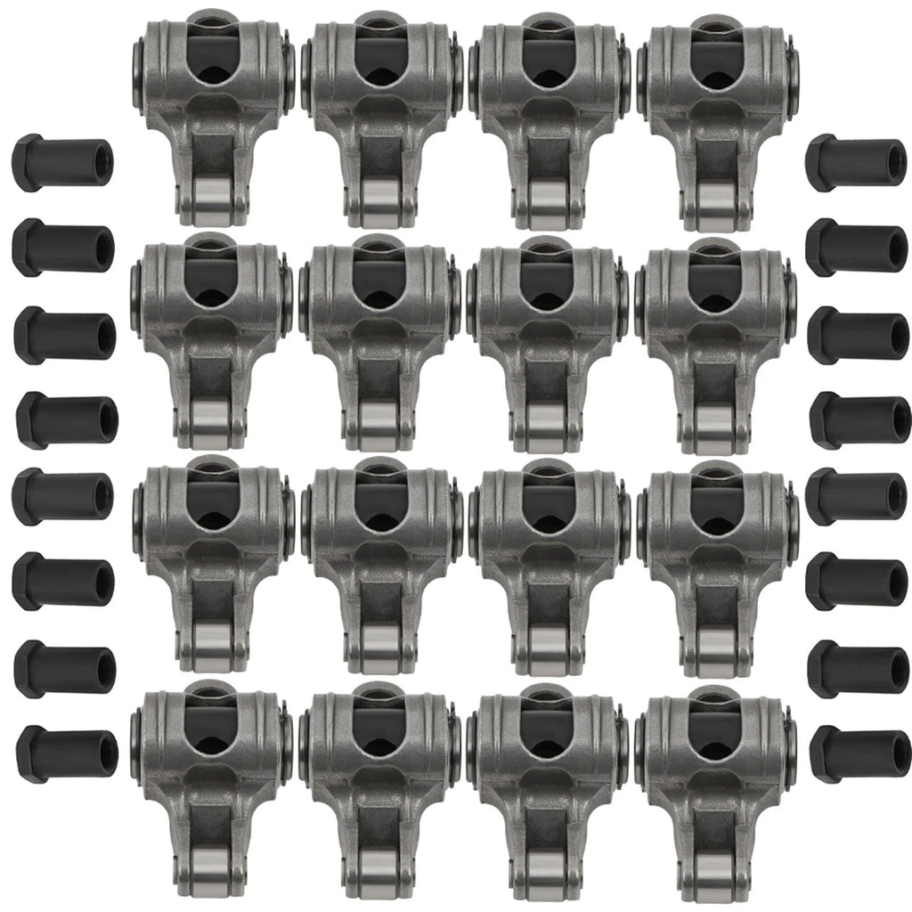 Stainless Steel Roller Rocker Arms & Studs for Chevy SBC 350 400 (1.6 Ratio)