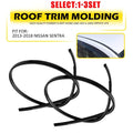 Set of 2 Roof Drip Moulding Trim for Nissan Sentra (2013–2018)