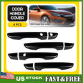 Glossy Black Door Handle Cover for Honda Civic (2016–2021)
