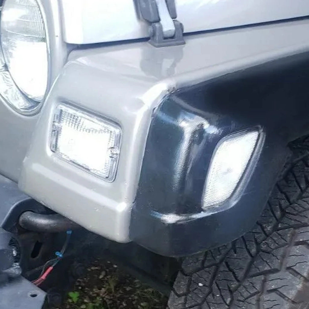 Clear Plastic Side Marker Lights for Jeep Wrangler TJ (1997–2006)