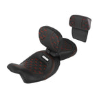 Driver Passenger Seat Backrests Pad for Harley Street Road Glide (2014-2023)
