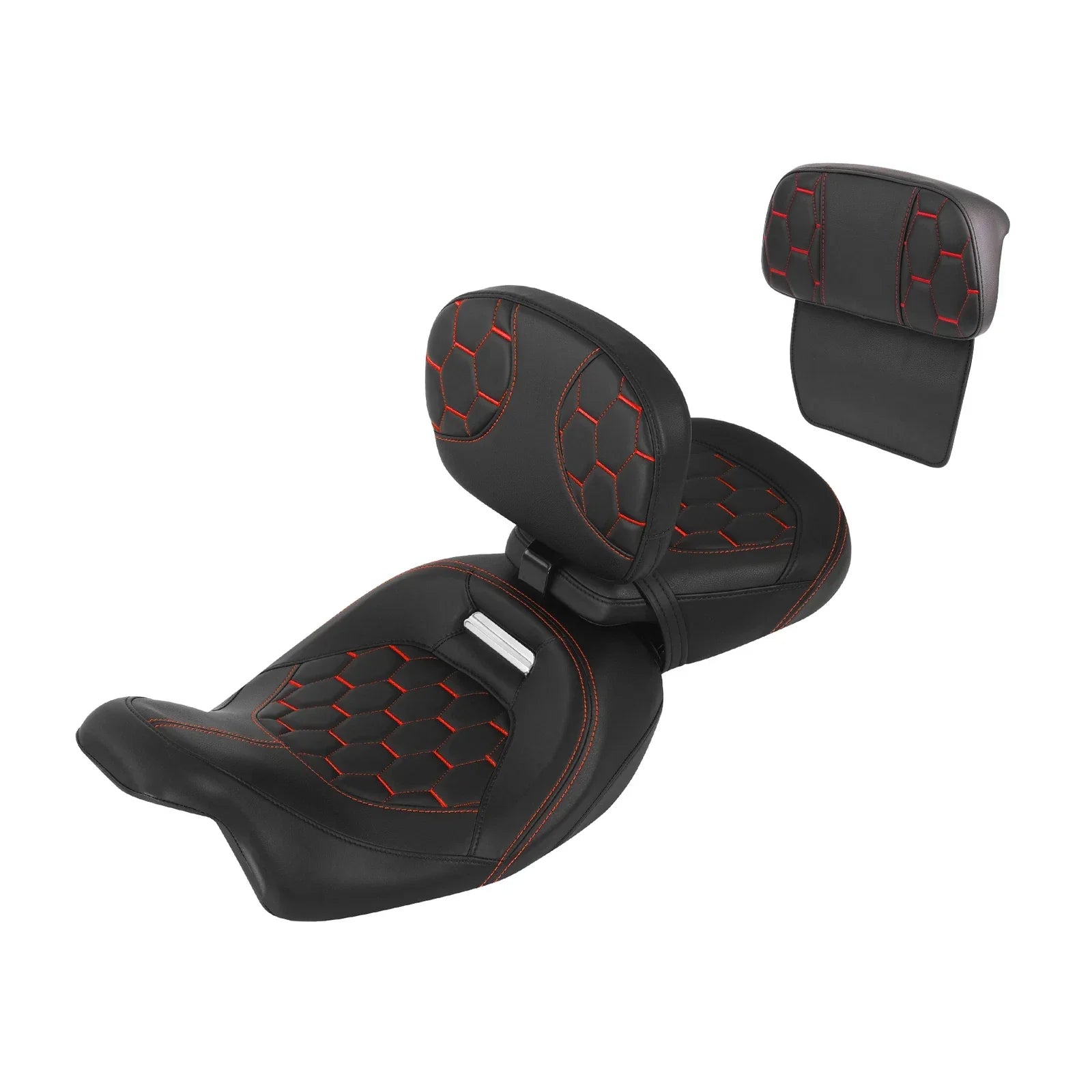 Driver Passenger Seat Backrests Pad for Harley Street Road Glide (2014-2023)