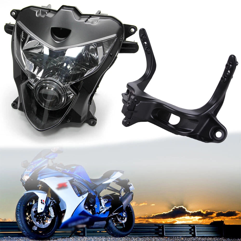 Front Headlight and Stay Bracket Assembly for Suzuki GSXR600 GSXR750 (2004–2005)