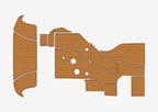 EVA Faux Teak Boat Deck Floor Mat for Bayliner 325 (2008–2009)