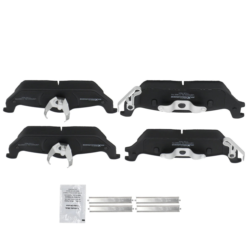 Set of 4 Rear Ceramic Brake Pads for Lincoln Mark LT (2006–2008) D1012 P-1012