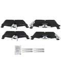 Set of 4 Rear Ceramic Brake Pads for Lincoln Mark LT (2006–2008) D1012 P-1012