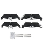 Set of 4 Rear Ceramic Brake Pads for Lincoln Mark LT (2006–2008) D1012 P-1012