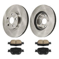 Brake Rotors and Ceramic Pads Kit Front for Toyota Celica 2002–2005