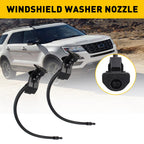 2 x Windshield Wiper Washer Nozzle Sprayer Jets for Ford Explorer (2011–2017)