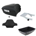 Matte Black Trunk Backrest Mount Rack for Harley Electra Glide (1997–2008)