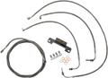 LA Choppers Handlebar Cable/Brake Line Kit for Harley (12" - 14" Ape Hanger)