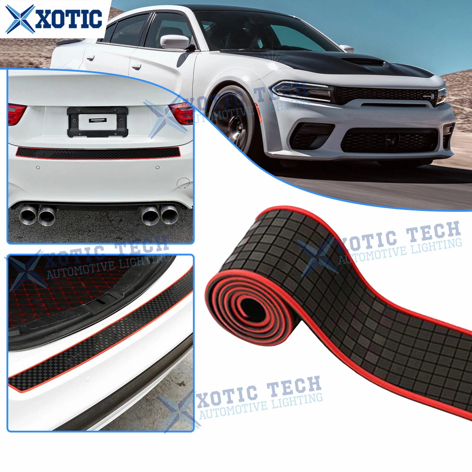 Trunk Edge Protector Strip for Universal Dodge Buick (Universal 1990–2025)