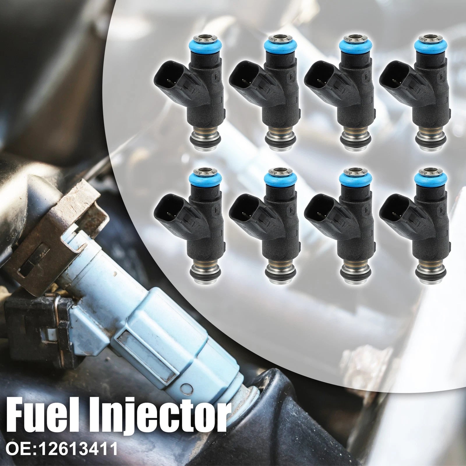8pcs Flow Matched Fuel Injector for Chevrolet Avalanche 5.3L (2010–2013)