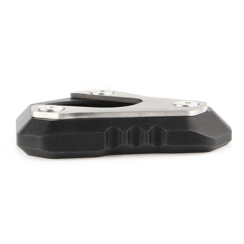 Kickstand Extension Plate Pad for Kawasaki Z650 2017-2018 Black