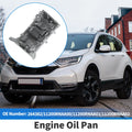 1 Pc Engine Oil Pan No.264382 for Honda Civic (2006–2011) Steel Silver Tone