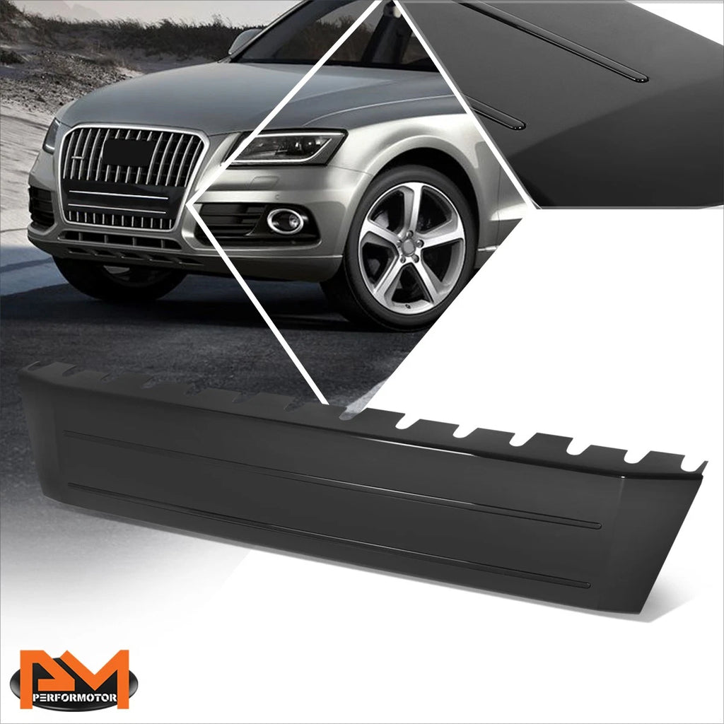 Front License Plate Mounting Bracket for Audi Q5 (2013–2017) Glossy Black