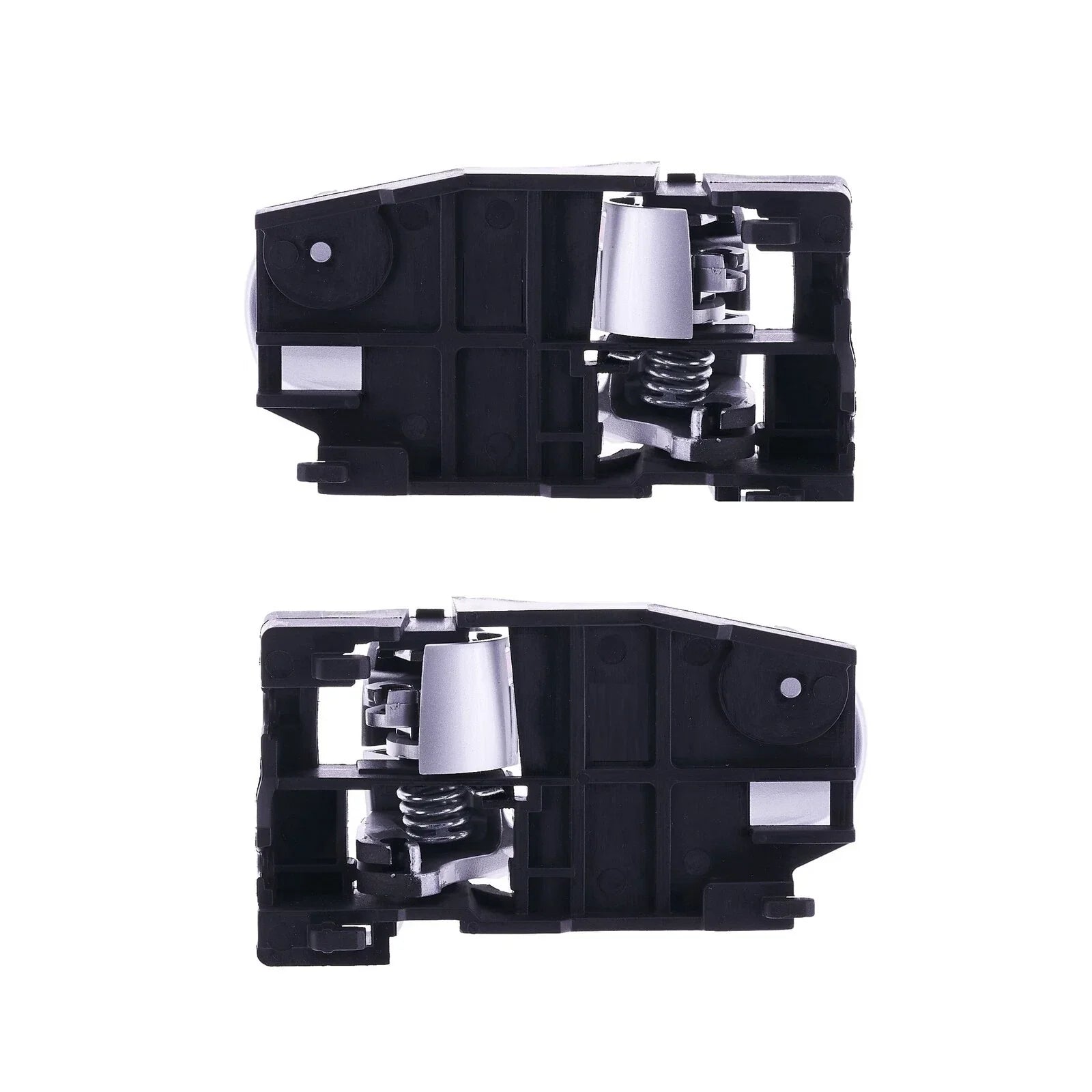 2 x Front Inner Door Handle Silver for Mitsubishi 380 (2004–2008)