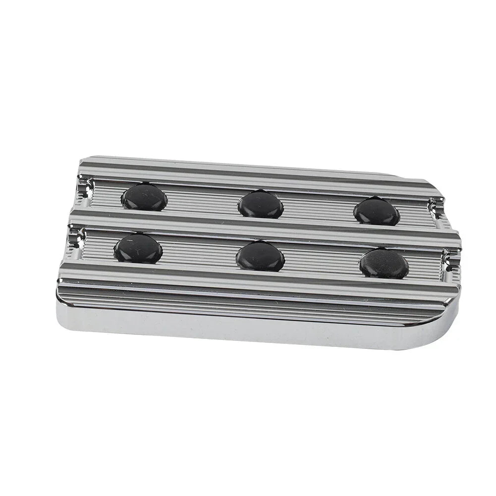 Chrome Large Brake Pedal Pad for Harley Touring Street Road Glide Softail (2014-2023)