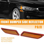 Pair Bumper Reflector Side Marker 63147274522 for BMW 3-Series (2013–2015)