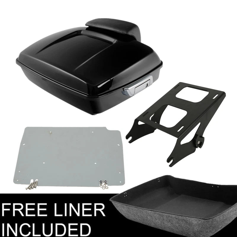 Trunk Mount Rack Base Plate Pad for Harley Road Glide (2014–Present)