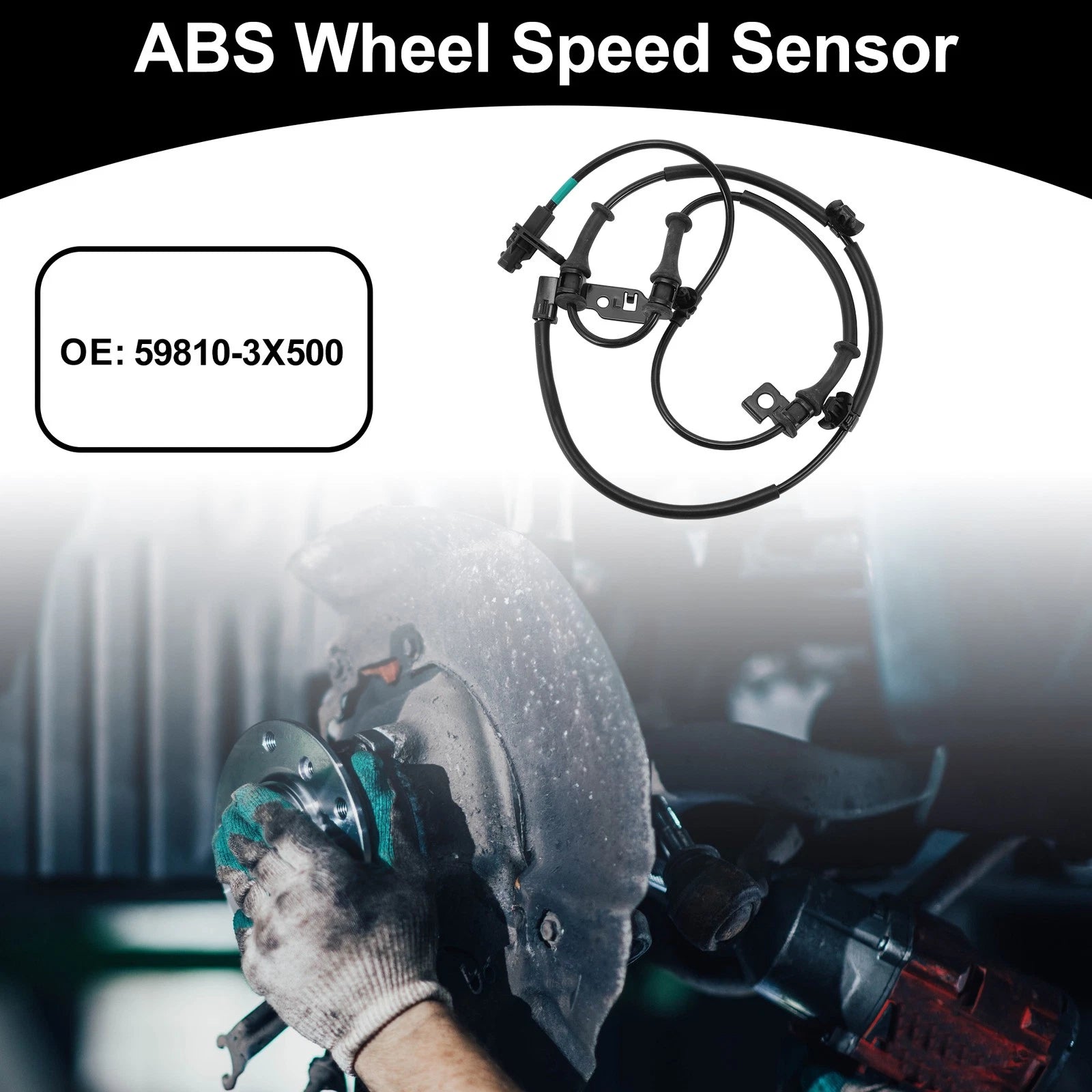 ABS Wheel Speed Sensor for Hyundai Elantra (2011–2016) No. 59810-3X500