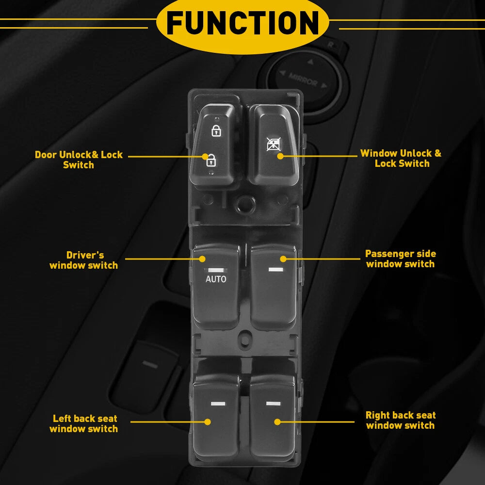 Master Window Switch Panel for Hyundai Sonata (2011-2015)