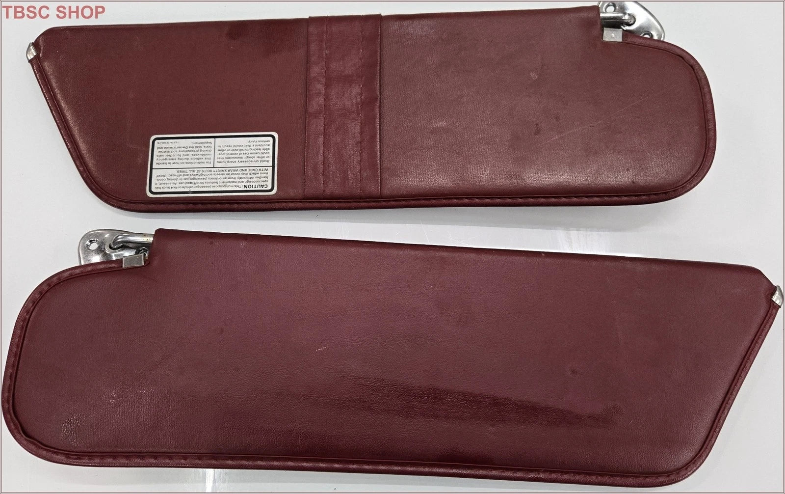 Sun Visor Set for Ford Ranger (1983–1988) OEM Red