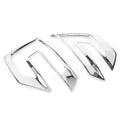 Front Fog Light Bezel Covers for Ford Explorer Sport (2016-2017) Chrome