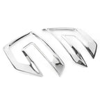 Front Fog Light Bezel Covers for Ford Explorer Sport (2016-2017) Chrome