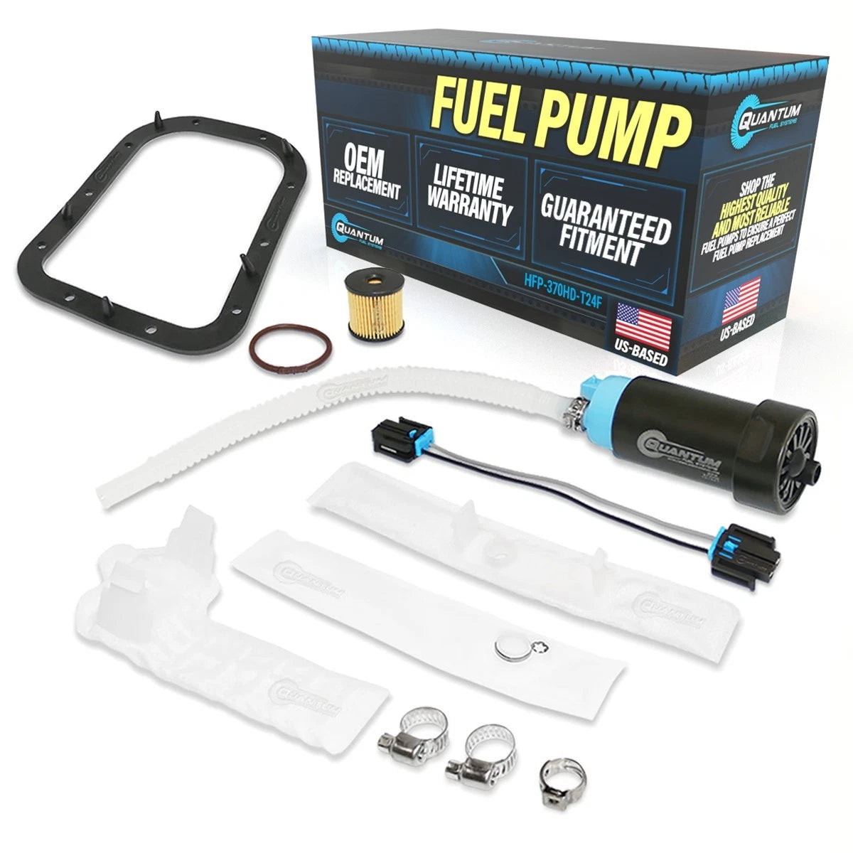 QFS Fuel Pump with Gasket, File & Strainer for Harley Davidson FLS (2008–2017)