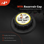 Front Engine Coolant Reservoir with Cap for Ford Edge (2007-2014)