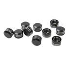 10 x CNC 11mm-14.6mm Engine Bolt Topper Caps for Harley Dyna Softail (2006-2023)