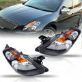Set of 2 Black OE Style Headlights for Nissan Altima (2007–2009)